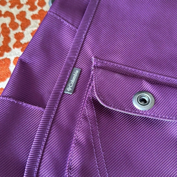 Columbia crossbody messenger bag purple with grey - Picture 5 of 10